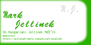 mark jellinek business card